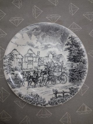 Plato San Claudio Iruch Posta vajilla inglesa