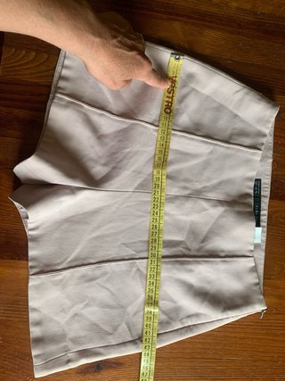 Shorts a vita alta rosa cipria da donna Zara Basic