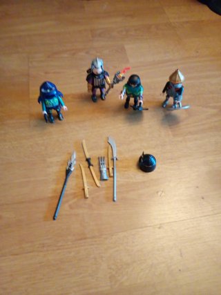 Playmobil guerreros y accesorios