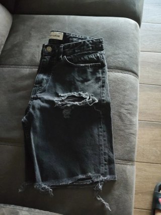 Pantalón vaquero negro Pull&Bear Talla 36