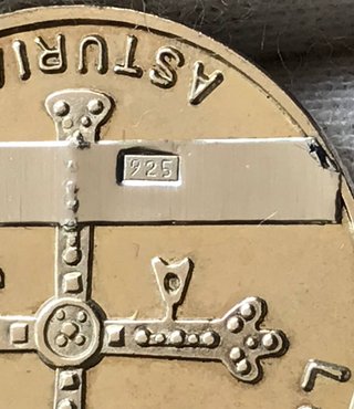 Moneda Rey Asturias Pelayo Plata Ley + Regalo