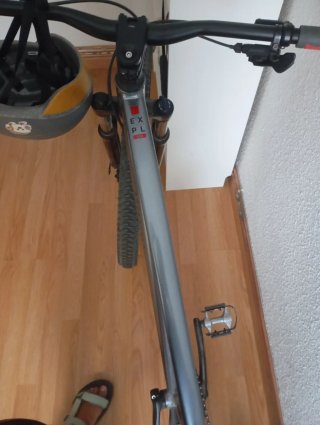 Bicicleta de Montaña Gris