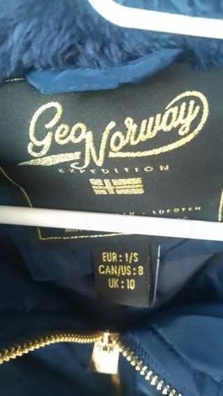 Abrigo Geographical Norway - talla S Azul