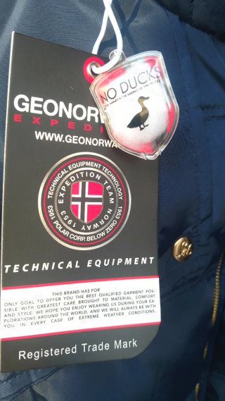 Abrigo Geographical Norway - talla S Azul