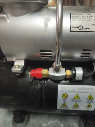 Compresor aerógrafo 3L calderín