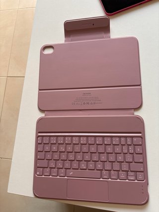 iPad A16 de 128 GB. Color rosa + Teclado Dexnor
