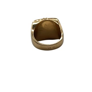 Anillo Sello Oro 18kt Dólar 19g