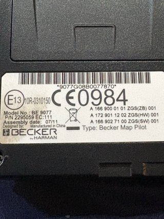 Módulo Navegador Becker Map Pilot Mercedes