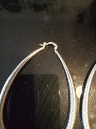 Aros grandes de plata