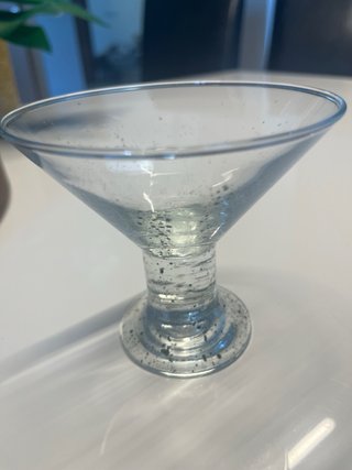 Copas de postre de cristal
