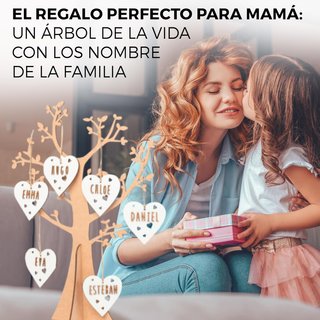WONDEE árbol vida personalizado decoración