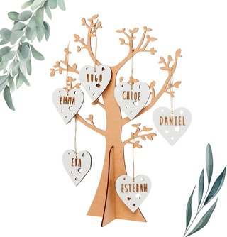 WONDEE árbol vida personalizado decoración