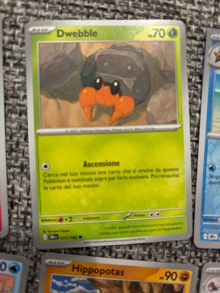 Carte Pokémon Torchic, Dwebble, Starmie, Snover, H