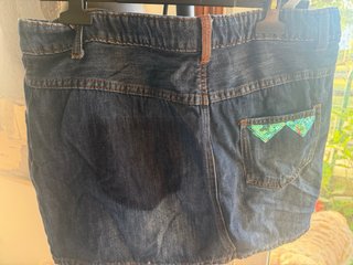Falda Desigual vaquera mini bordada