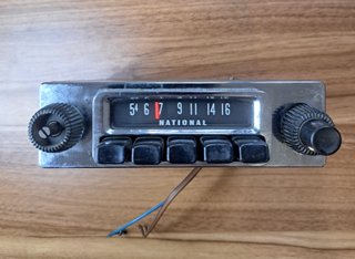 Autoradio National CR-1533 Vintage Anni 60
