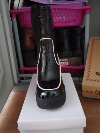 Botines Boutique Cremades Negros Charol