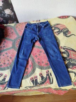 Pantalón vaquero mujer azul