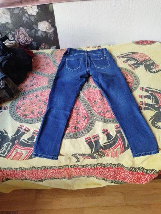 Pantalón vaquero mujer azul