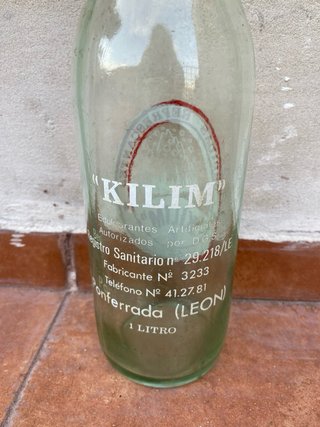 Botella Gaseosa Kilim Vintage