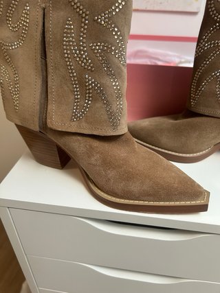 Botas Alma en Pena ante con strass