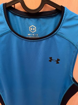 Camiseta sin mangas Under Armour Azul Talla M