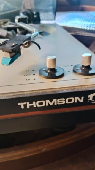 Tocadiscos Thomson TD-407 Plata