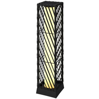 Farola Solar Ratán Exterior