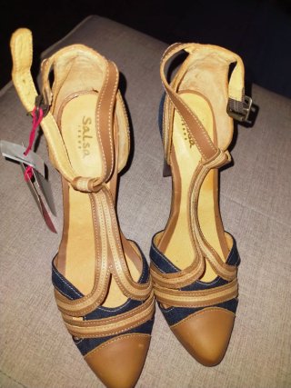 Zapatos Salsa Jeans Piel Talla 37