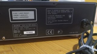 Lector CD Sony CDP-XE520 Negro