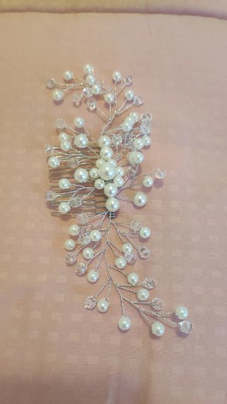 Velo de Novia y adorno pelo