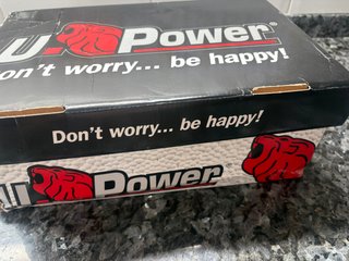 Zapatos de seguridad U-Power grises y verdes