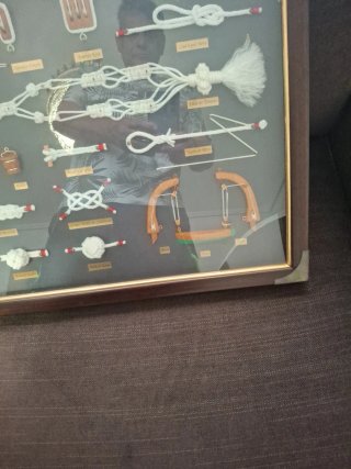 Cuadro Nudos Marinos Artesano 30 Años 113 por 84 c