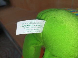 Epi y Blas parlanchines peluches