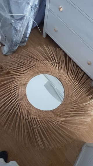 Espejo Ratán Redondo Grande Maison du Monde