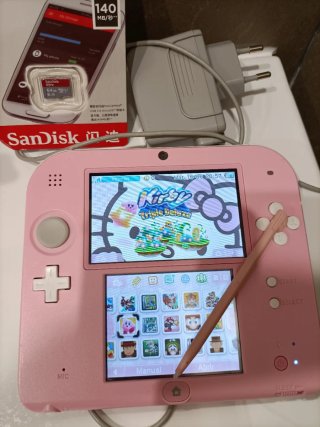 Nintendo 2DS  64gb MUCHOS JUEGOS ROSA