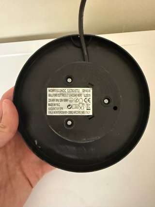 Hervidor eléctrico Kasanova negro – 1,8L