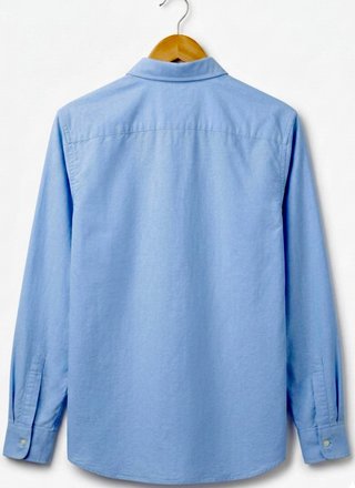 Camisa Oxford El Ganso Azul Talla 37 (S)