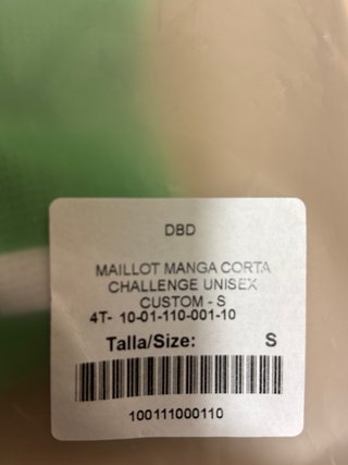 Maillot Gobik Challenge S Verde Talla S Unisex