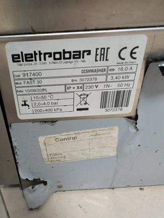 Lavavajillas industrial Elettrobar