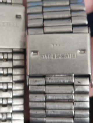 2 armis correa reloj vintage plata