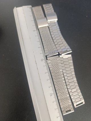 2 armis correa reloj vintage plata