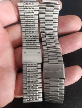 2 armis correa reloj vintage plata