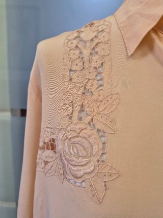 Camicetta donna seta vintage L