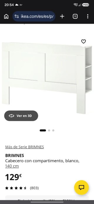 Cabecero Ikea Blanco