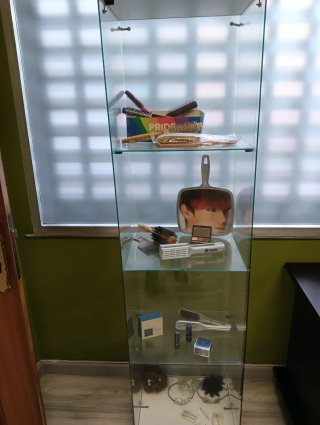 Vitrina de cristal