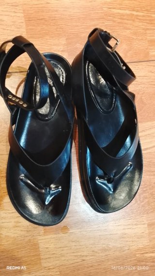 Sandalias Zara Plataforma Tira Tobillo