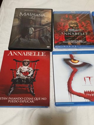 Lote películas de terror DVD