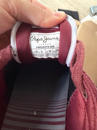 Zapatillas Pepe Jeans Granates Talla 43