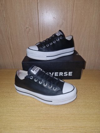 Converse Chuck Taylor Plataforma Negras