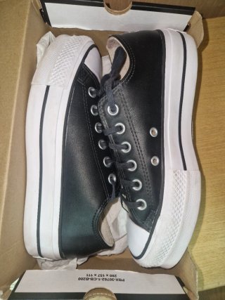 Converse Chuck Taylor Plataforma Negras
